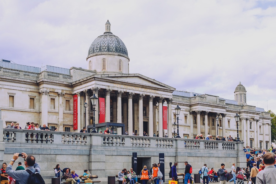 Trafalgar Square National Gallery by Faithieimages 06