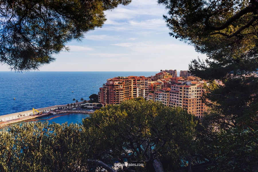 Monaco views Port de Fontvieille by Faithieimages